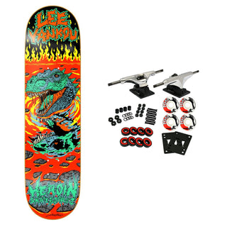 Heroin Skateboard Complete Lee Yankou Dead Reflections 8.25" x 31.75"