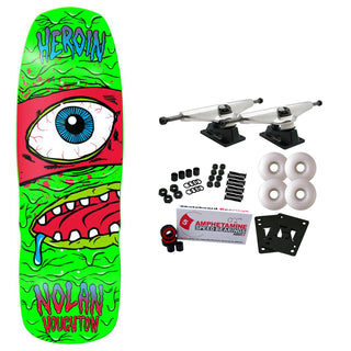 Heroin Skateboard Complete Nolan Mutation 10.1" x 32.3"