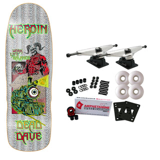 Heroin Skateboard Complete Dead Dave Hellscape 10.1" x 32"
