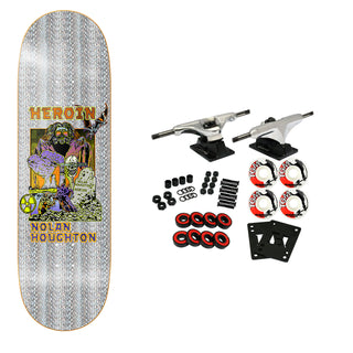 Heroin Skateboard Complete Nolan Houghton Hellscape 9.5" x 32"