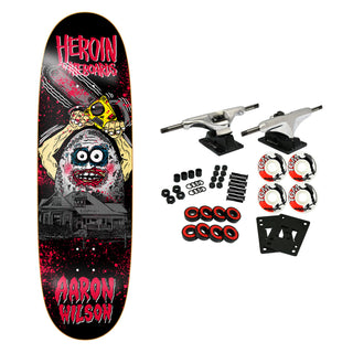 Heroin Skateboard Complete Wilson Teggxas Egg 2 8.88" x 32"