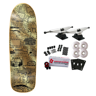 Heroin Skateboard Complete Craig Questions Gold Rush 10.0" x 32.25"
