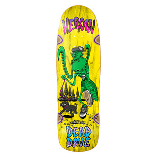 Heroin Skateboard Deck Dead Dave Bug 10.1" x 32"