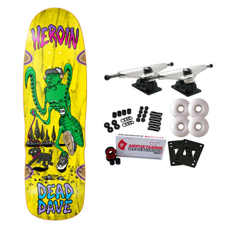 Heroin Skateboard Complete Dead Dave Bug 10.1" x 32"