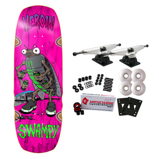 Heroin Skateboard Complete Swampy Bug 10.75" x 32"