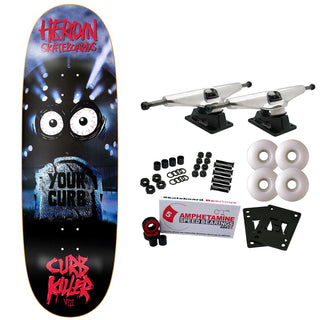 Heroin Skateboard Complete Curb Killer 8 10" x 32.5"