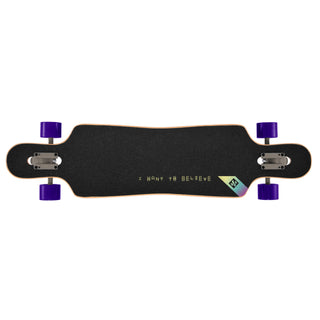 Street Surfing Longboard I Want to Believe Drop Through 9.5" x 39"