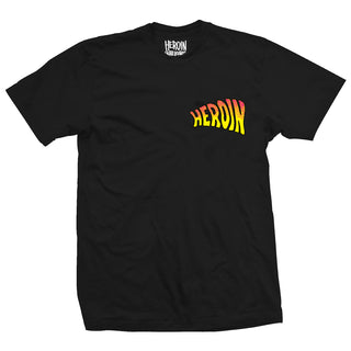 Heroin Skateboards Shirt Merged Black
