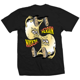 Heroin Skateboards Shirt Merged Black