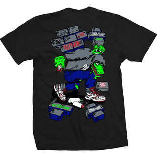 Heroin Skateboards Shirt Swampy Stomp Black