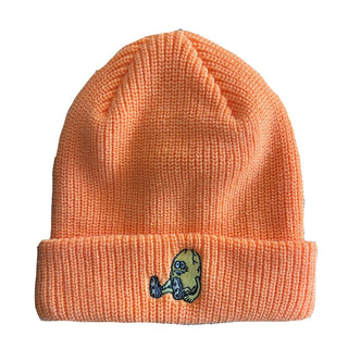 Heroin Skateboards Beanie Egg Neon Orange