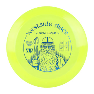 Westside Disc Golf VIP Sorcerer Distance Driver 13/5/-0.5/3 Yellow/Blue 170 grams