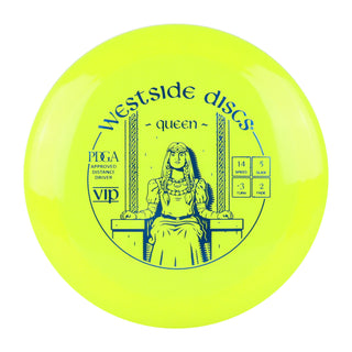 Westside Disc Golf VIP Queen Distance Driver 14/5/-3/2 Yellow/Blue 173 grams
