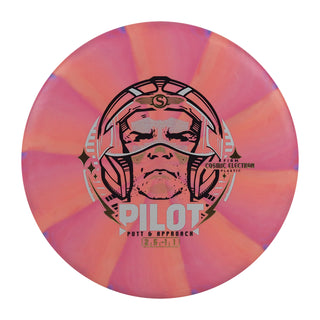 Streamline Disc Golf Cosmic Electron Pilot Firm Putter 2/5/0/1 Orange Light Pink 171 grams