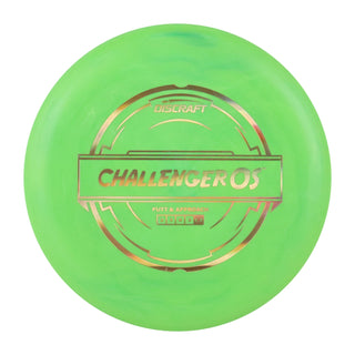 Discraft Disc Golf Putter Line Challenger OS Putter 2/3/0/3 Green/Gold 175-176