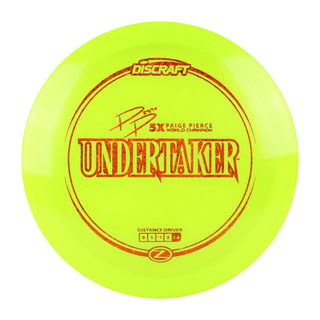 Discraft Disc Golf Paige Pierce Signature Z Undertaker Driver 9/5/-1/2 Yellow/Orange Stars 170-172g