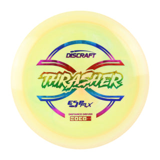 Discraft Disc Golf ESP FLX Thrasher Distance Driver 12/5/-3/2 Yellow/Rainbow Yellow/Rainbow 173-174g