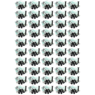 Dime Bag Hardware 1" Phillips Black 50 Sets