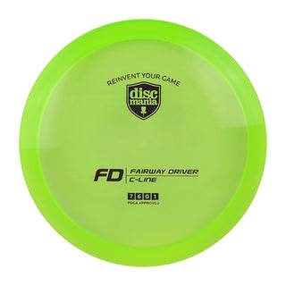 Discmania Disc Golf Originals C-Line FD Fairway Driver 7/6/0/1 Green/Purple 175 grams