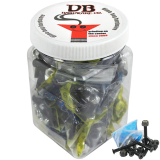 Dime Bag Hardware Shop Display 1 1/2" Phillips Black 25 Sets
