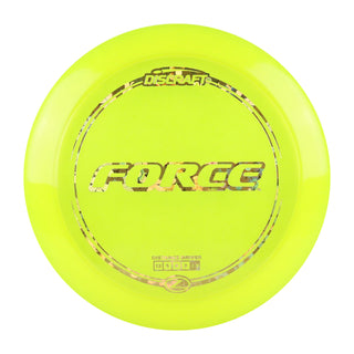 Discraft Disc Golf Z Line Force Distance Driver 12/5/0/3 Yellow/Gold Flowers 173-174g