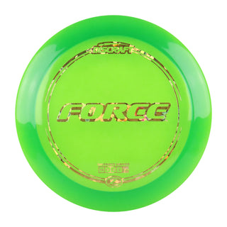 Discraft Disc Golf Z Line Force Distance Driver 12/5/0/3 Green/Gold Hearts 173-174g