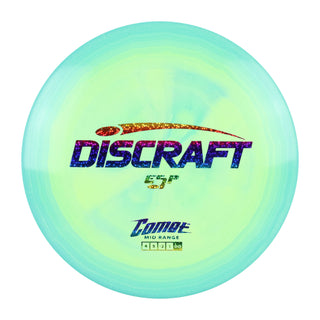 Discraft Disc Golf ESP Comet Midrange Disc 4/5/-2/1 Yellow Teal/Rainbow Stars 177-180g