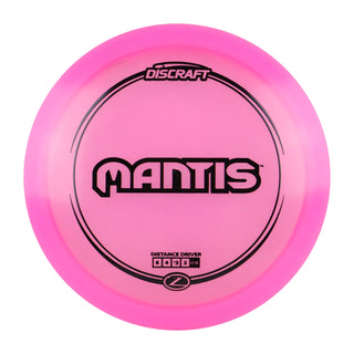 Discraft Disc Golf Z Line Mantis Distance Driver 8/4/-2/2 Pink/Black 170-172g