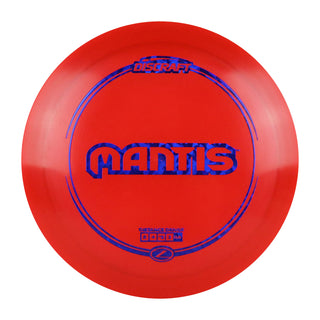 Discraft Disc Golf Z Line Mantis Distance Driver 8/4/-2/2 Red/Royal Blue Shatter 170-172g