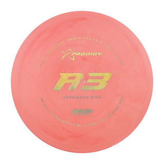 Prodigy Disc Golf 350G A3 Putt and Approach 4/4/0/3 Red/Holo 174 grams
