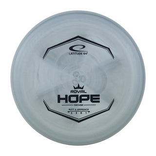 Latitude 64 Disc Golf Putter Royal Sense Hope 2/3/0/1 Grey/Black 173 grams