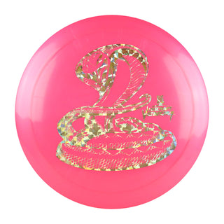Discraft Disc Golf Big Z Venom Distance Driver 13/5/0/3 Pink/Gold Shatter 173-174g
