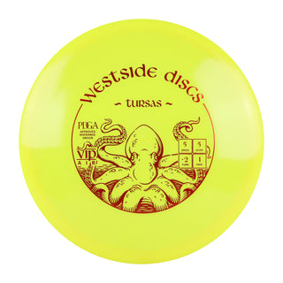 Westside Disc Golf VIP Air Tursas Midrange 5/5/-2/1 Yellow/Red 155 grams