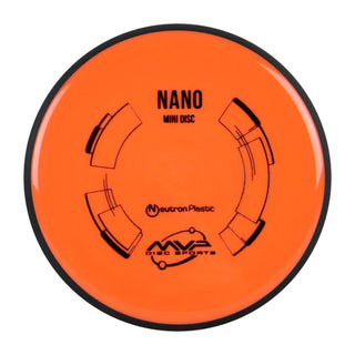 MVP Disc Golf Nano Mini Marker Neutron Orange