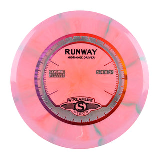 Streamline Disc Golf Cosmic Neutron Runway Midrange 5/4/0/3.5 Bubblegum Pink/Warm Stamp 177 grams