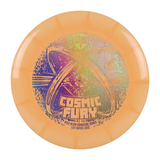 Discmania Disc Golf Cosmic Fury Kyle Klein Lux Vapor Logic Putter 3/3/0/1 Orange/Holo 174 grams