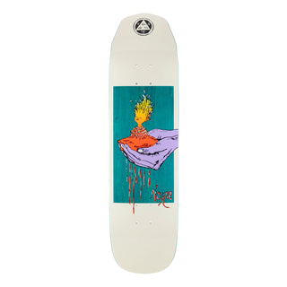 Welcome Deck Soil on Wicked Princess Bone 8.125" x 31.6"
