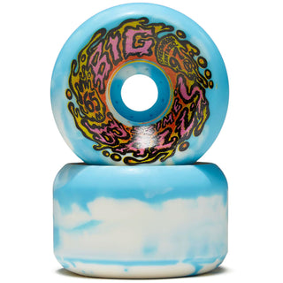 Slime Balls Skateboard Wheels 65mm Big Balls 97A Blue/White Santa Cruz
