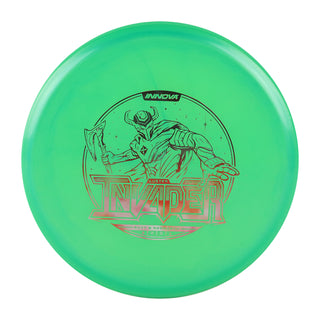 Innova Disc Golf Champion Luster Invader Putting Disc 3/2/0/1 Green/Red Silver 168 grams