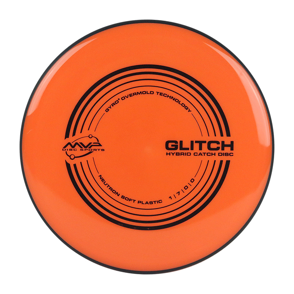 MVP Disc Golf Neutron Glitch Soft Putter Hybrid Catch Orange 151 grams ...