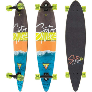 Sector 9 Longboard Complete Shoreline Ledger 9.25" x 40" Pintail