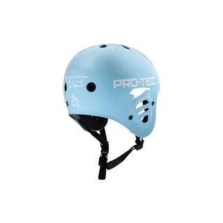 Pro Tec Helmet Sky Brown Full Cut Blue Size L