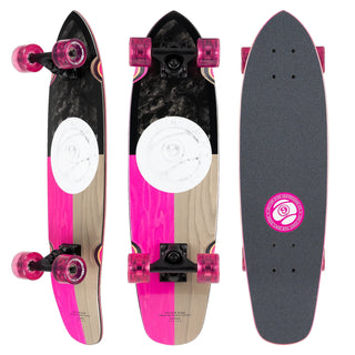 Sector 9 Cruiser Divide Hopper Pink Kicktail 7.5" x 27.5"