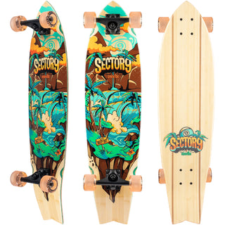 Sector 9 Longboards Complete Cruiser Skateboard Snapper Hideout 8.75" x 34"