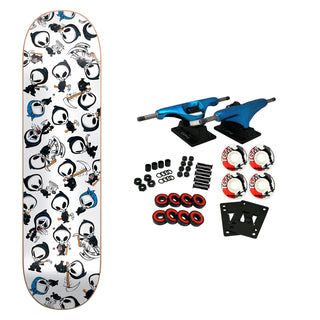 Blind Complete Reaper Wallpaper White 7.75" x 31.2"