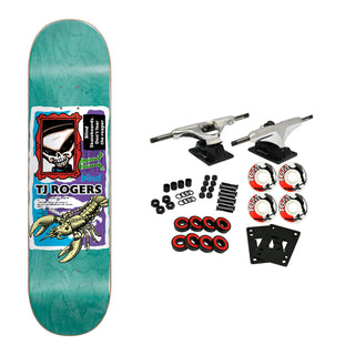 Blind Skateboard Complete TJ Rogers Lobster Car Super Sap Blue 8.25" x 32"