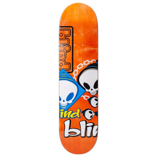 Blind Deck Random Placement Orange 8.0"