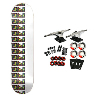Blind Complete Repeat Rail White 7.75" x 31.2"