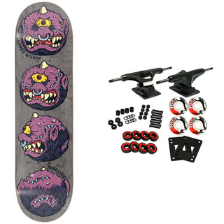 Darkstar Skateboard Complete Cameo Wilson Madballs Headspin 8.25" x 32"