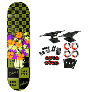 Darkstar Skateboard Complete Dave Bachinsky Flowers R7 8.25" x 31.9"